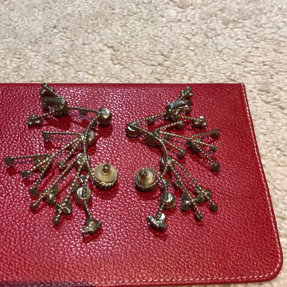 Rhinestone earrings - Picture 3 of 4